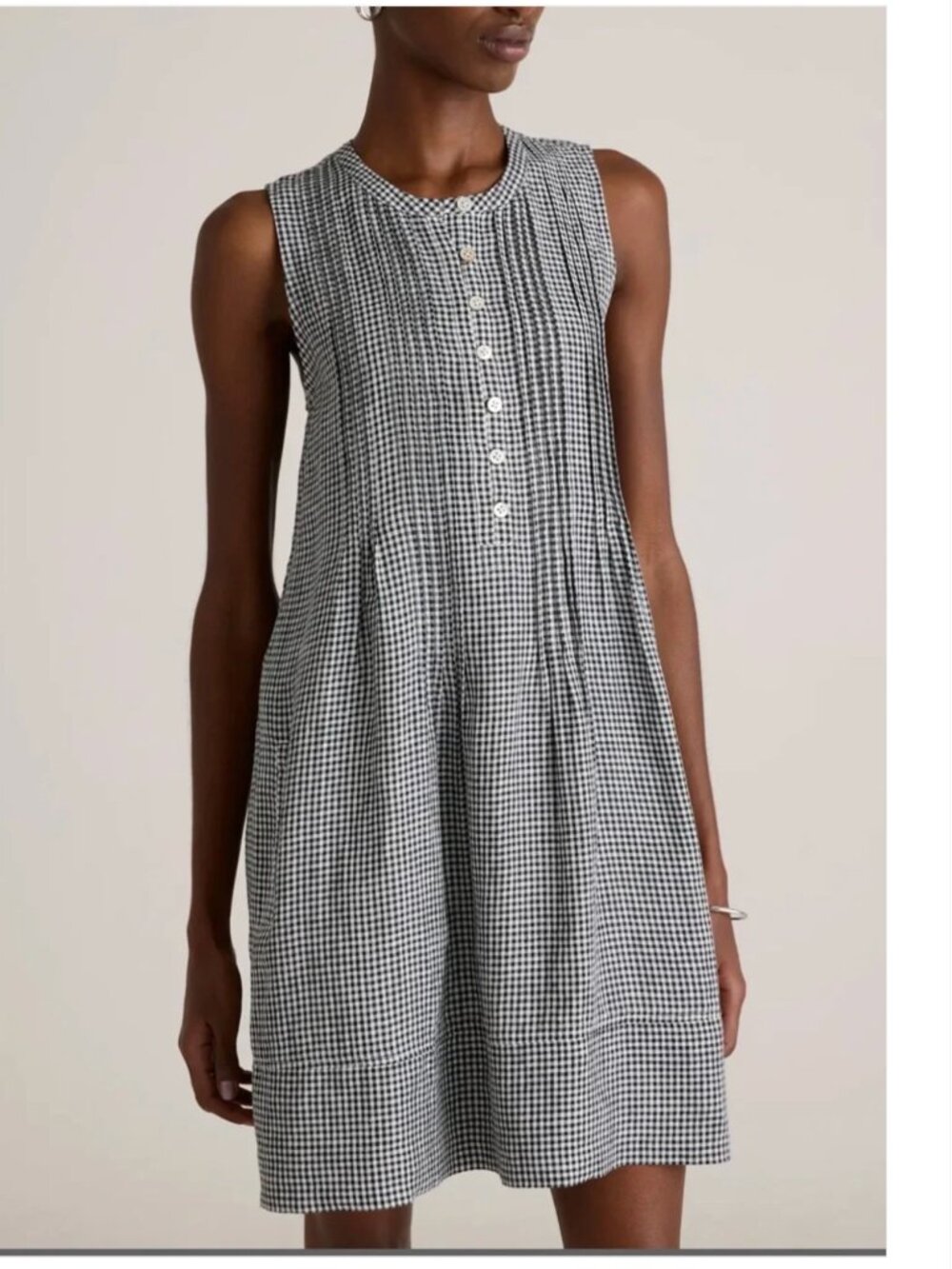 Quince plaid dress